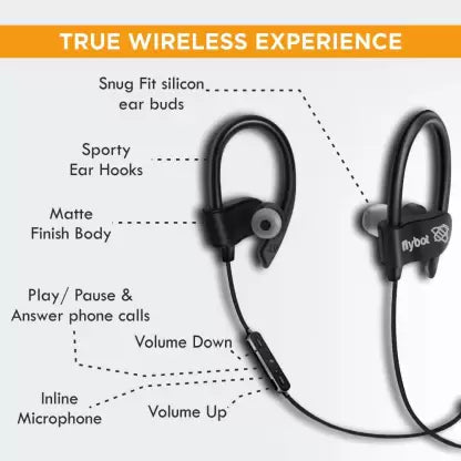 Flybot Wave Bluetooth Headset (Black, In the Ear) Flybot Wave Bluetooth Headset (Black, In the Ear)